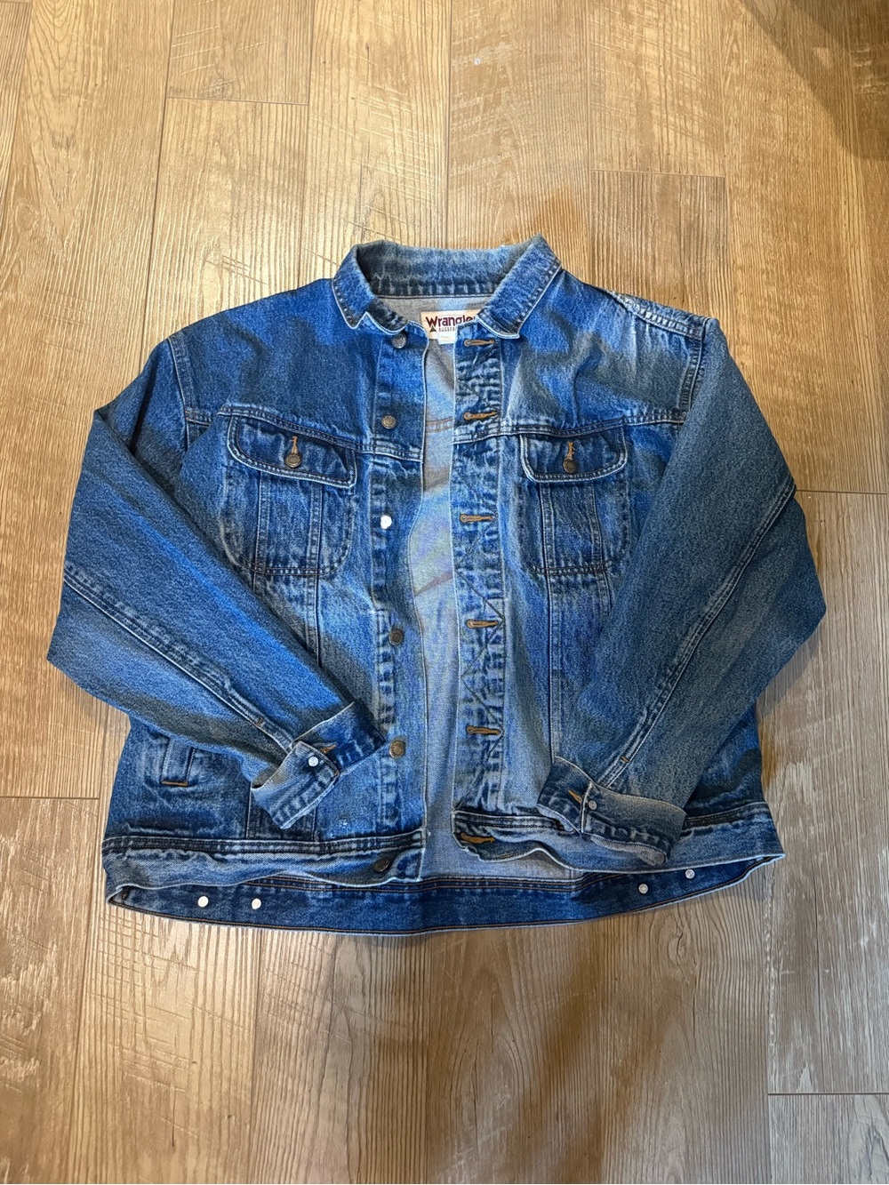 Vintage Wrangler Rugged Wear Denim Jacket